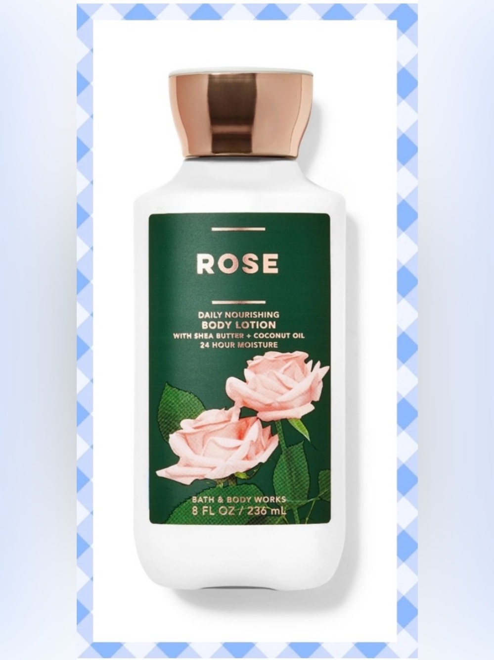 BN SEALED BATH & BODY WORKS ROSE 24 HOUR MOISTURE BODY LOTION 8 oz